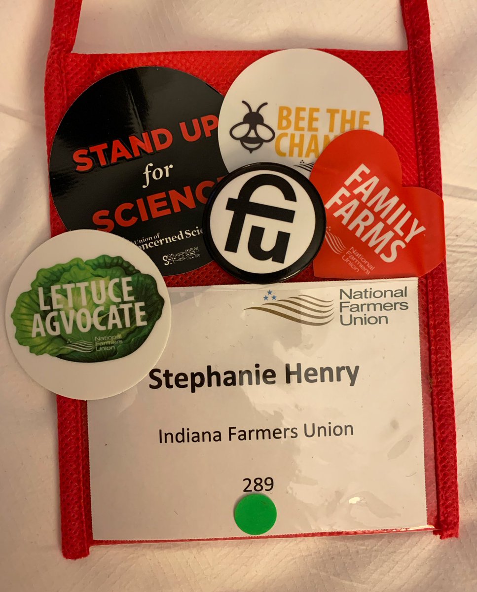 FWAgvocate's tweet photo. I love fun swag, especially “punny” ones! I need a case of the “Lettuce Agvocate” ones! Do you think Sec. Perdue will like my shirt?!?😆 #NFU2020 @hoosieryoungfarmers @youngfarmers @isdagov @greaterfortwayneinc @northeast_in @michelleathughes @michelleobama @ferdhoefner @cadwego https://t.co/31xTnjgIwu