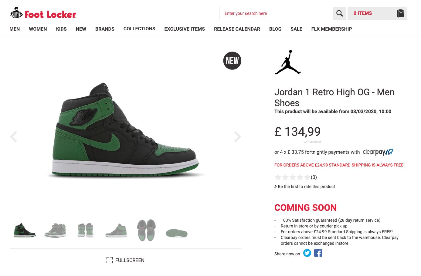Pine green jordan 1 cheap restock