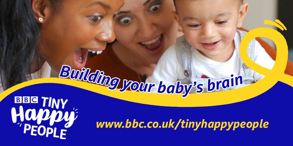SpeechAndLangUK's tweet photo. This month our friends at @bbctinyhappypeople are helping parents to understand how their babies' brains grow! I CAN is really proud to have supported this initiative 🧠 For free resources to use with parents head over to their website ​https://t.co/9wsVEGO9rX​ 👶 https://t.co/KL0YdBldp1