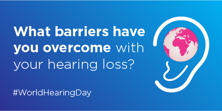 What barriers have you overcome despite your hearing loss or deafness?
Let us know 👇 

<a href="/WHO/">World Health Organization (WHO)</a> has a great toolkit to promote Deaf Awareness, accessibility and help people achieve their full potential
 
Find out more: bit.ly/2TgD1Dy
#WorldHearingDay #WorldHearingDay20