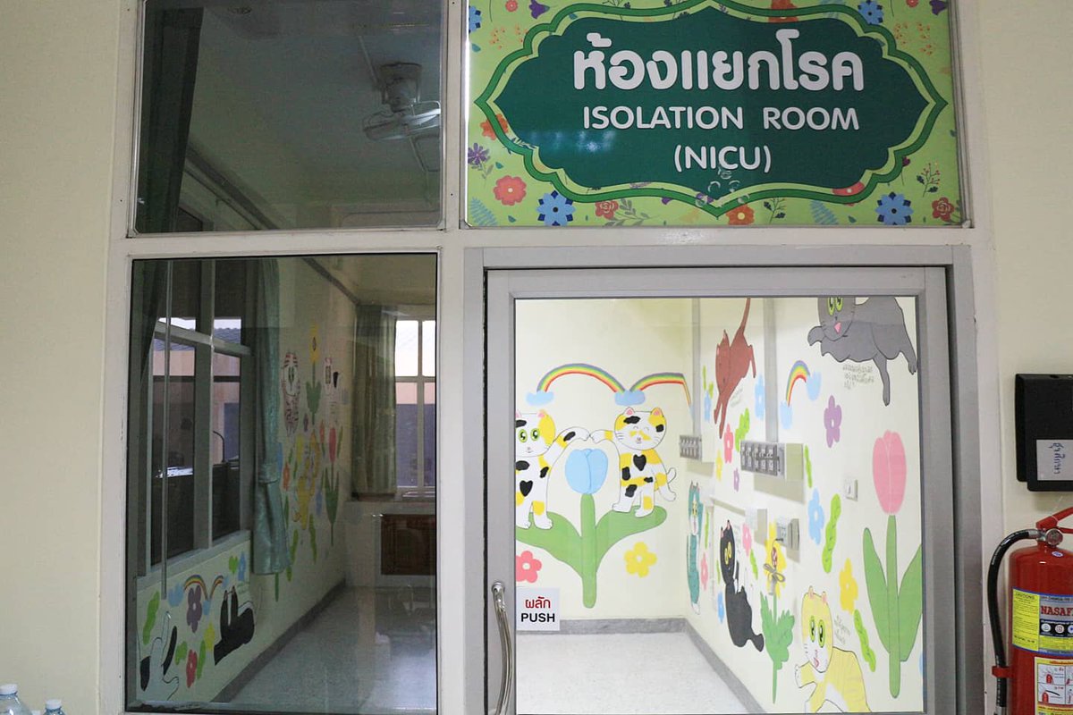 p_kamijn's tweet photo. เพ้นท์ผนังห้องที่2 (NICU) เสร็จเรียบร้อยแล้วค่ะ
โครงการวาดแมวมงคลไทยให้กำลังใจในห้องแยกโรคทั้ง2ห้อง (PICU), (NICU) ของเด็กแรกเกิด ที่โรงพยาบาลนางรอง จ.บุรีรัมย์
#luckythaicatbykamijn2020 #pkamijn #kamijn
#ATMSPRAY #uraipaints https://t.co/HT1KX6ep5h