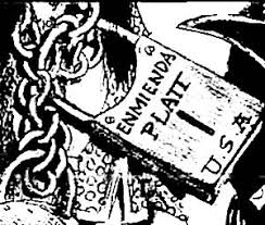 CubaMINREX's tweet photo. El #2DeMarzo de 1901, el Presidente de los EEUU aprobó la Enmienda Platt. "Aunque (...) #Cuba fue cedida por el poder colonial a EEUU, y el naciente imperio nos impusiera una enmienda constitucional, hoy constituye un pueblo libre que defiende con honor su independencia". Fidel https://t.co/rTKqno8AS2