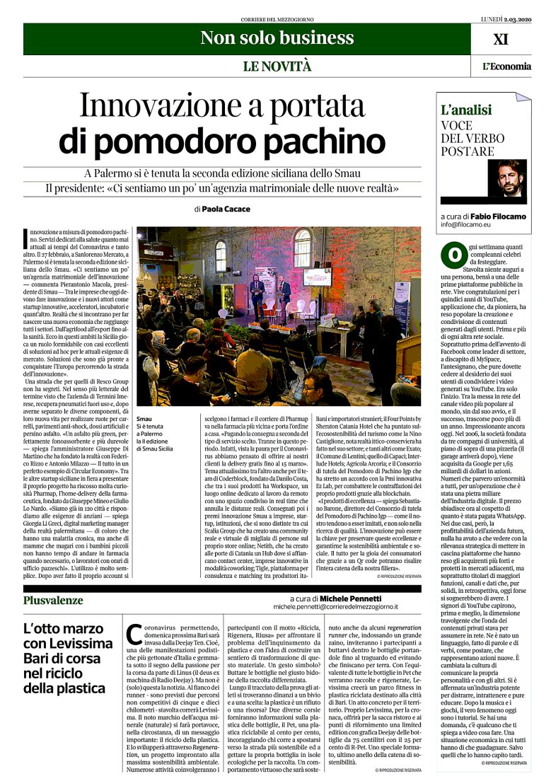 EZLab_solutions's tweet image. 📰Grazie @smaunotes e Paola Cacace del Corriere del mezzogiorno per aver dato risalto al nostro progetto innovativo #AgriOpenData con il Pomodoro di Pachino, che preserva queste eccellenze e ne garantisce la sostenibilità ambientale e sociale utilizzando la #blockchain!