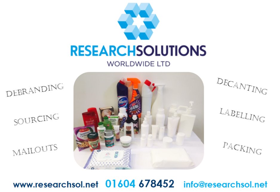 ResearchSol's tweet image. 🔹DEBRANDING
🔹DECANTING
🔹SOURCING
🔹LABELLING
🔹PICKING AND PACKING
📦📦📦
01604 678452
INFO@RESEARCHSOL.NET