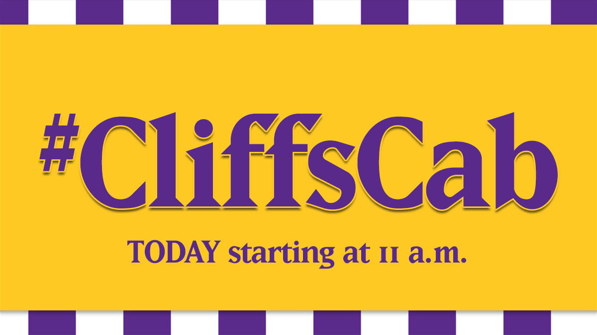 EastCarolina's tweet photo. #CliffsCab is back TODAY at 11 a.m. 🚕💨 

Tell your #Pirate friends to get a ride to class from @ECUBaseball Head Coach @cgodwin23 ⚾️

Learn more about #MustacheMarch 👨 and help us #StrikeOutALS ➡️ https://t.co/VZXYHkre13 https://t.co/cUAylOtLQz