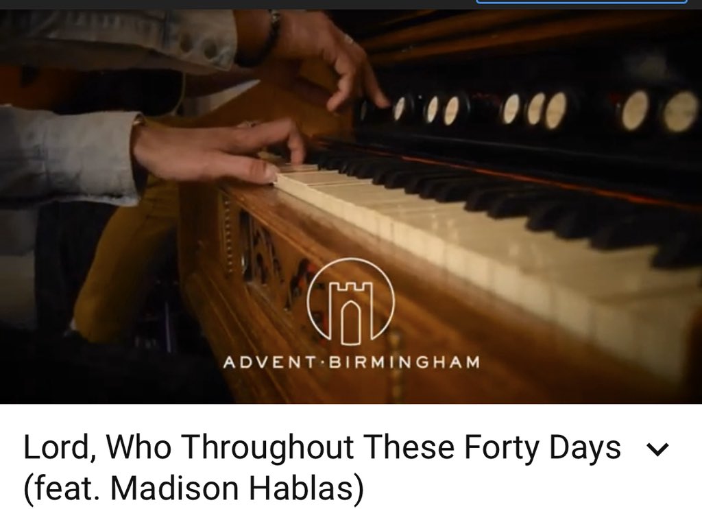 Sang this hymn setting by <a href="/AdventBhamMusic/">Advent Birmingham Music</a> to close out several of our services. Really meaningful Sunday at @CathedralAdvent youtu.be/jzqjglKoEpU