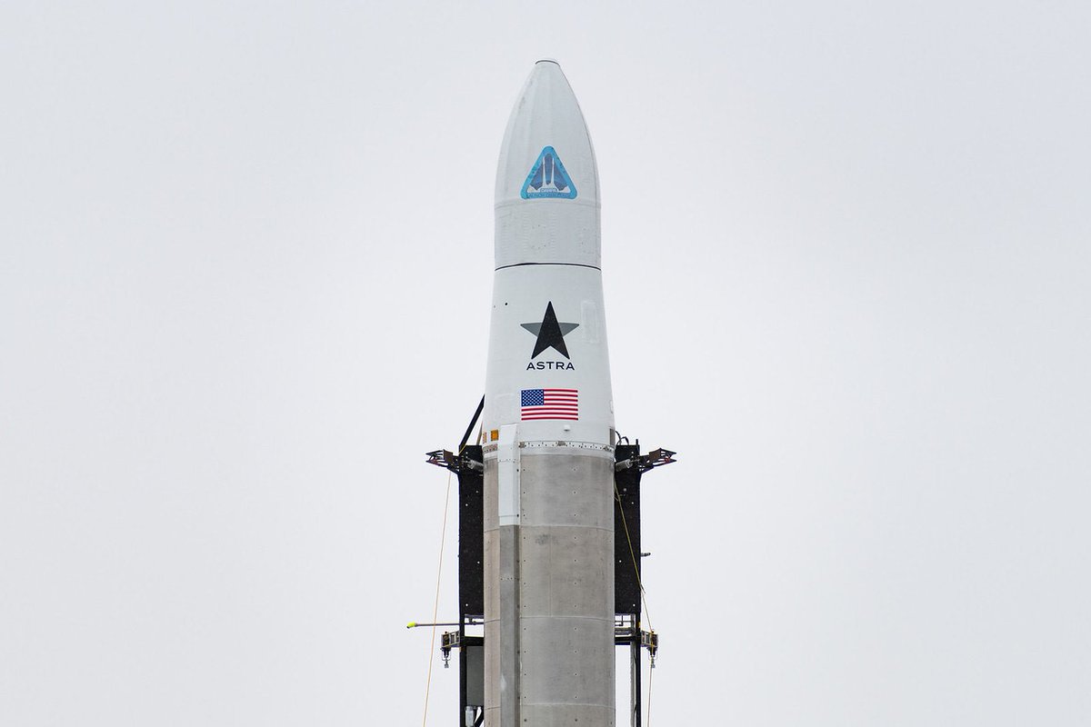DARPA's tweet image. Today marks the final launch window for the DARPA #LaunchChallenge competitor @Astra. Live webcast starts at 11am AK/3:00pm ET at darpalaunchchallenge.org.