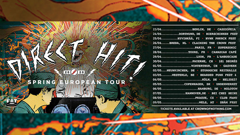 DirectHit_sucks's tweet photo. SPRING TOUR DATES FOR EUROPE!
TIX @ https://t.co/wLEJtmcyVw
#FUGP #directhit #directhitband #fatwreckchords #fatband #fatwreck #tourannouncement #punkband #europeantour #tour https://t.co/IKEVpoWPpF