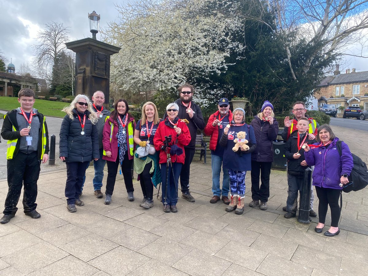 BlindVeterans's tweet photo. A huge thank you to everyone who joined us for our first #MarchForVeterans event in Harrogate yesterday!🙌

This awesome group raised more than £2,000 - we're so thankful🙏

We have 12 more marches around the country this month - why don't you join one? 👉 https://t.co/W2ktoYVg27 https://t.co/uI3izLqYWd