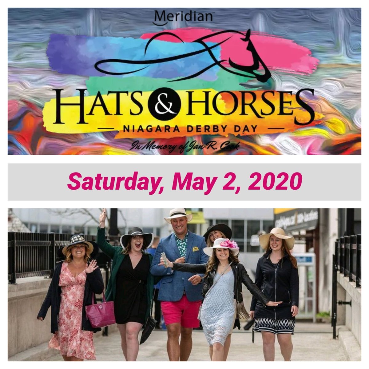 SAVE THE DATE: 
👒 Sat, May 2nd 🐎

#HatsAndHorses is charging out of the gates with some galloping additions to our stable of entertainment!

We are so giddy(up) with excitement that we can barely reign ourselves in!

So hold your horses - tables &amp; tickets will be on sale soon!
