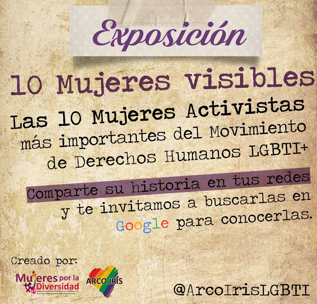 ArcoIrisGranada's tweet photo. 🏳️‍🌈GRANADA: Mañana estaremos en @LaSal_Pub a las 17:30h para hablar de Mujeres Activistas #LGBTI+ y Mujeres Autoras #LBT dentro de las 2das JORNADAS FEMINISTAS de LA SAL
#LaSal
#ARCOIRISLGBTI
#FederacionArcoIris https://t.co/ipWuwTMwER