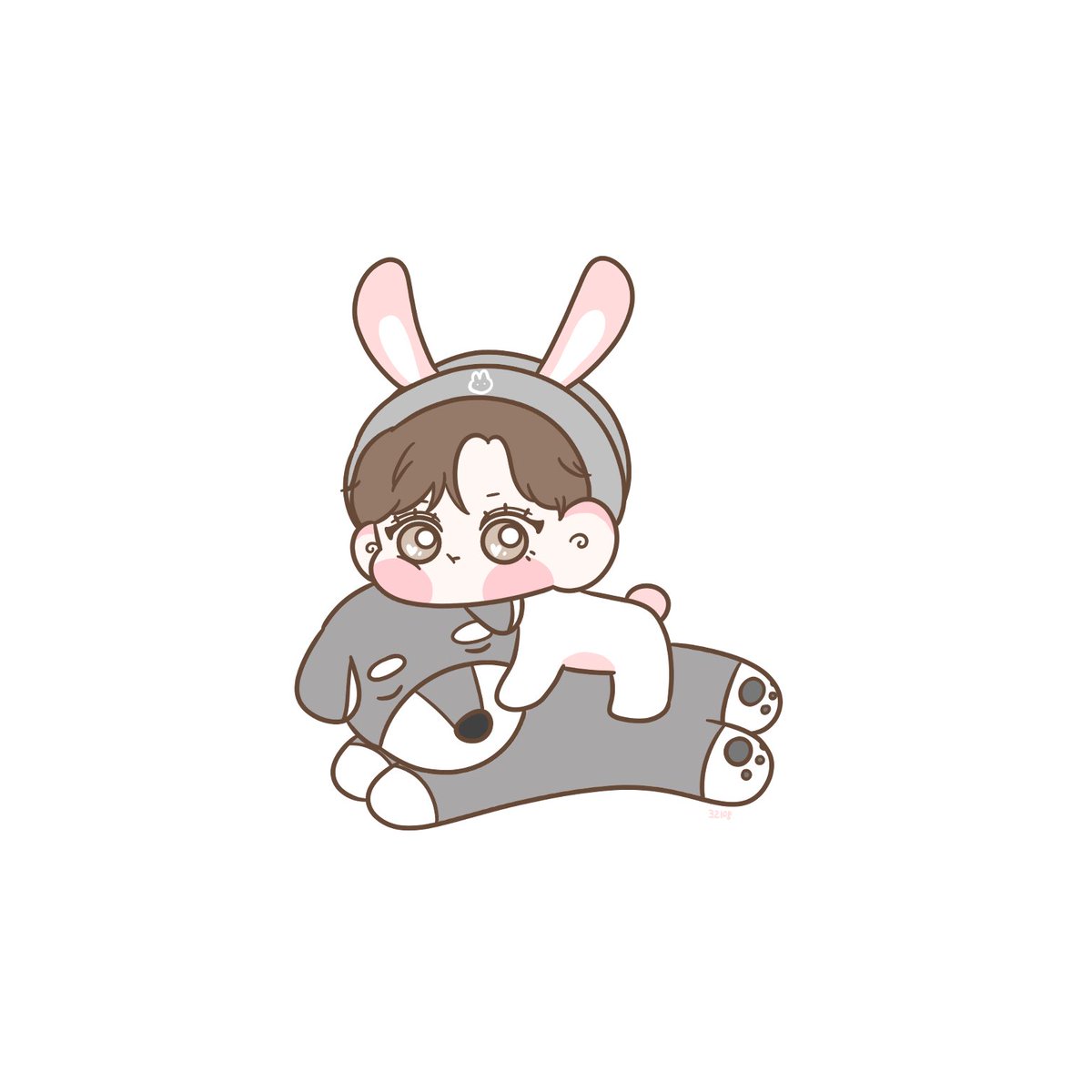 cream990529's tweet photo. 🐰

#박지훈 #ParkJihoon #朴志训 #팬아트 #fanart #May https://t.co/27YS25IYw8