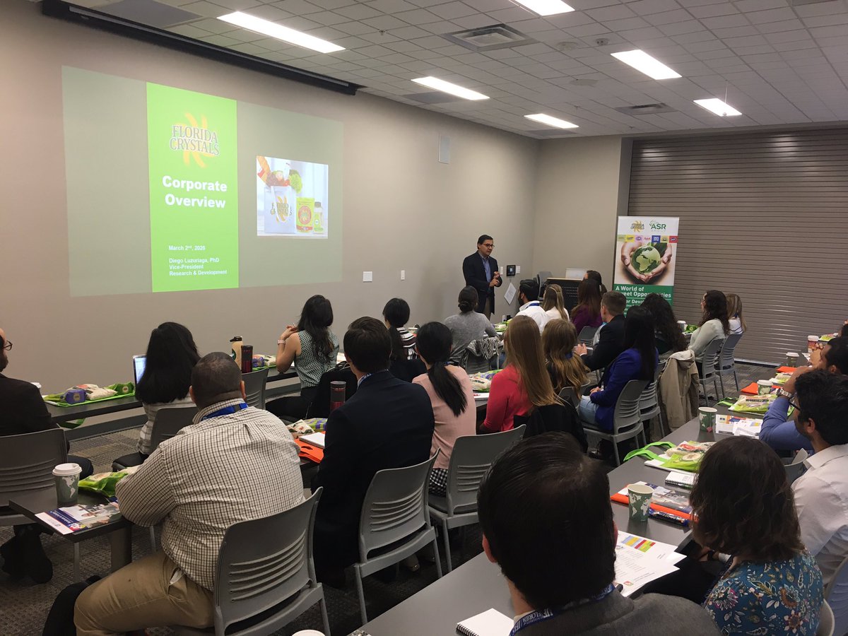 Kicking off our third #A2i symposium with @FloridaCrystals! Lots of good things for the participants this week