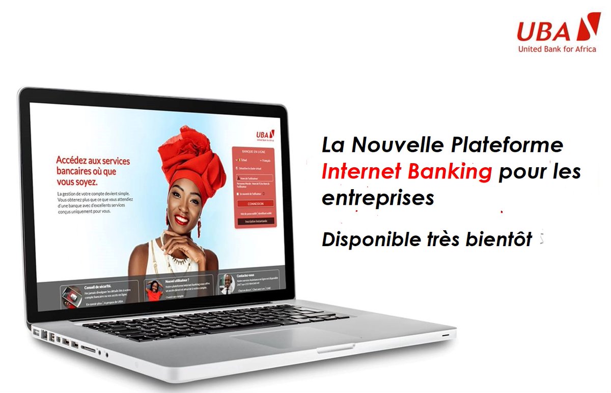 UBACongo's tweet photo. La nouvelle plateforme UBA Internet Banking pour les entreprises sera disponible très bientôt.
Restez connecté!
#UBAInternetBanking #UDirect #DigitalBanking
#AfricasGlobalBank https://t.co/mrDgYXRGin
