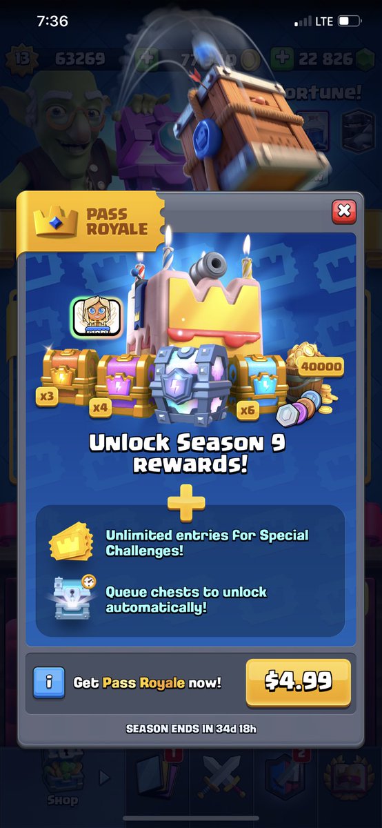 🚨 SORTEO 🚨 
5 Pases Royale de la nueva temporada!!

Requisitos:
RT y Like
Follow me <a href="/EB7/">Erick 🦦🫟</a>

Eso es todo :) Ganadores en 3 dias
Muestra ese amor 😍