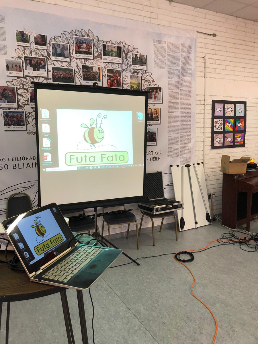 Futa Fata (@futafata) on Twitter photo First day of the Futa Fata Ródseó! @macdhtadhg @PatriciaForde1 are in <a href="/scoilneasain/">Scoil Neasáin</a> today delivering fun workshops to 200+ children. Every child there will go home with a book in their hand today. #BestJobEver Happy #SnaG20 everyone. Wú hú! <a href="/artscouncil_ie/">The Arts Council / An Chomhairle Ealaíon</a> First day of the Futa Fata Ródseó! @macdhtadhg @PatriciaForde1 are in <a href="/scoilneasain/">Scoil Neasáin</a> today delivering fun workshops to 200+ children. Every child there will go home with a book in their hand today. #BestJobEver Happy #SnaG20 everyone. Wú hú! <a href="/artscouncil_ie/">The Arts Council / An Chomhairle Ealaíon</a>