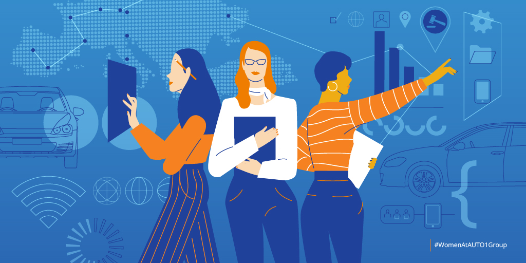 AUTO1_Group's tweet photo. We’re kicking off a countdown to #InternationalWomensDay on 8 March by getting to know more about 5 different #WomenAtAUTO1Group! From Logistics and Robotics to Sales and Tech, we’re proud to showcase these AUTO1 Group colleagues and learn more about their roles. https://t.co/6g4Q73JjZE