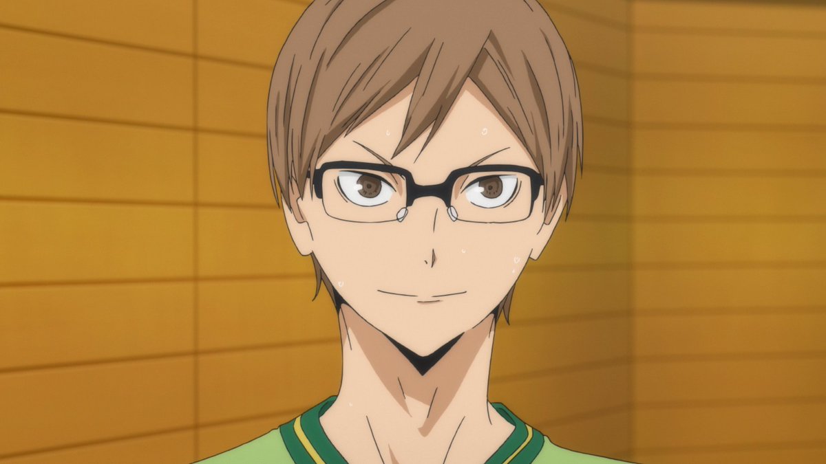 アニメ ハイキュー Sur Twitter 春高予選プレイバック 代表決定戦進出をかけた一次予選2回戦 烏野高校の次なる相手は身長2メートルの一年生 百沢擁する角川学園 試合序盤 百沢の圧倒的な高さとパワーに苦戦する烏野高校だったが チームバレーで攻略
