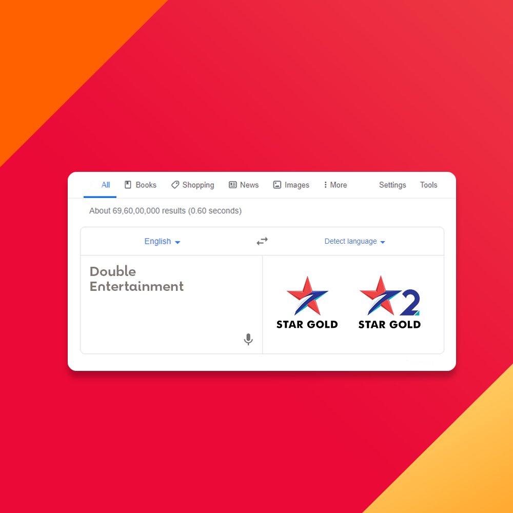 StarGoldIndia's tweet image. No confusion only double entertainment.
#TranslateTo #TrendingFormat #PostFormat #TrendingNow #ExtraFormat