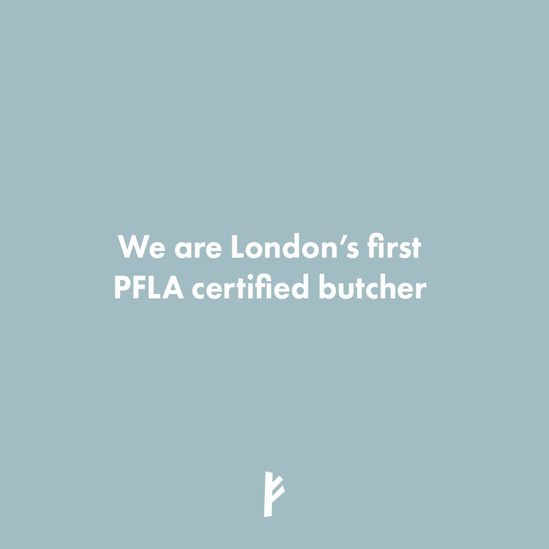 ethical_butcher's tweet image. We are proud to announce that we are London&apos;s first @pastureforlife certified butcher. You can head over to the PFLA website to find out more about what this means and learn about the importance of grass-fed meat. #PFLA #PastureForLife #butcher