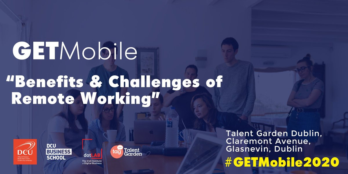 TheSideHustle_'s tweet photo. @IIDB_ie are holding #GETMobile2020 tomorrow in @talentgardenie a free mini-conference that explores the world of remote working which can present opportunities for entreprenuers
Tickets still available link below!
#remoteworking #eventfeature #entrepreneurlife #dublin https://t.co/B3fbHtJLF2