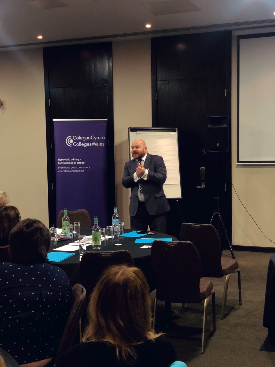 ColegauCymru's tweet image. .@gdmorewood identifying challenges for learners in order to improve outcomes, “understanding individuals is really important in an inclusive strategy” #ALNFE @ABALNFE