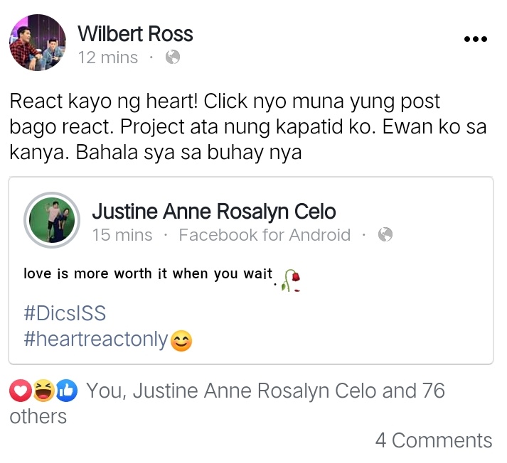 WilZeb6's tweet photo. tag mo yung kuya mong supportive HAHA @hashtag_wilbert haneps 😂 https://t.co/rMF4LZ53jj