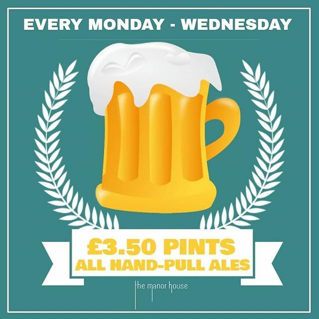 Drop in for a pint of #realale for only £3.50 across out whole range Monday to Wednesday. 
The perfect time to try something new 🍺

#ale #beers #ipa #goldenale ift.tt/32EAkis