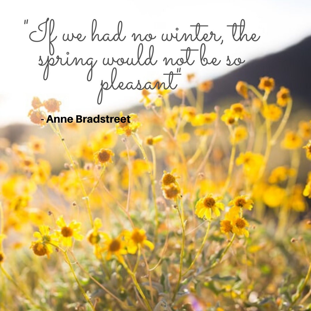 Inspiredjobs's tweet image. March is here, and Spring is not too far away! Enjoy the last bits of Winter, as they will make you love Spring even more. 

#Mondaymotivation #Springquotes #mondaythoughts