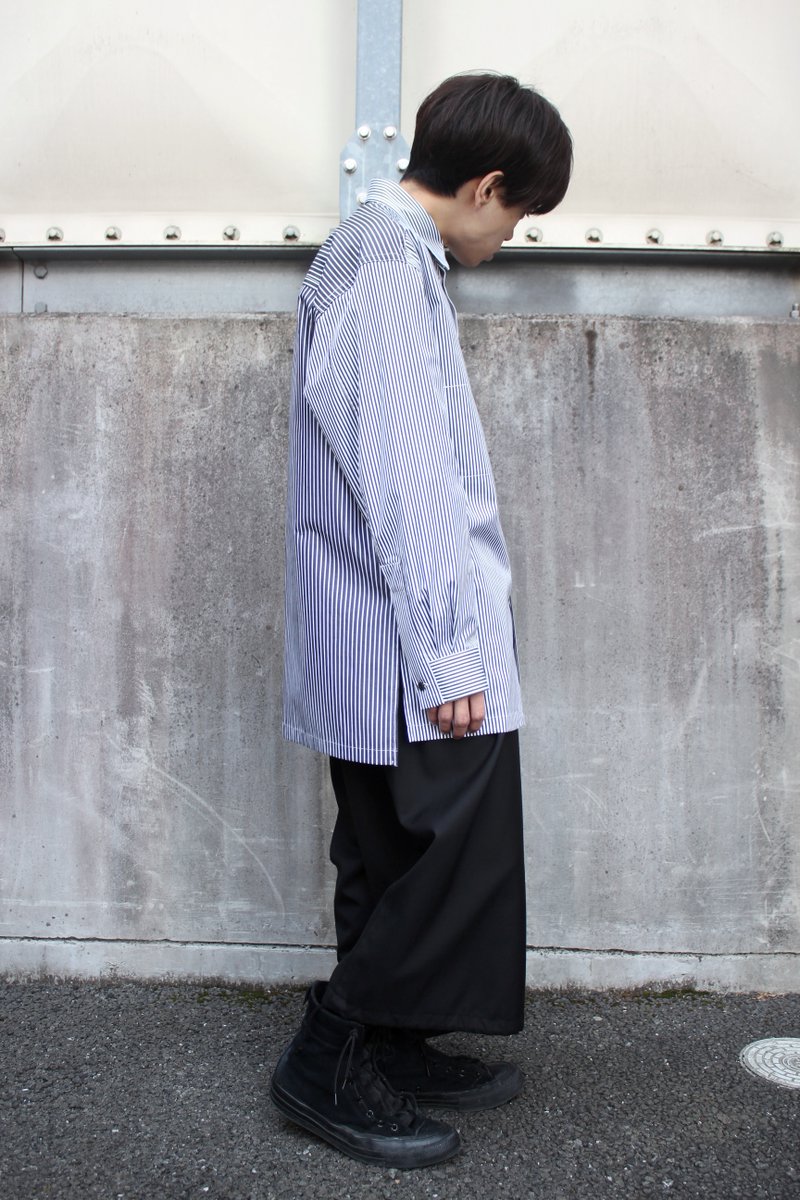 Ray 群馬県 高崎市 セレクトショップ A Twitteren Wizzard ウィザード Combination Stripe Shirt コンビネーションストライプシャツ 3種類のストライプ生地をドッキングしたシャツ ストライプピッチや配色などでデザインに変化を加えアクセントにしています Ray 群馬県 高崎市 セレクトショップ A Twitteren Wizzard ウィザード Combination Stripe Shirt コンビネーションストライプシャツ 3種類のストライプ生地をドッキングしたシャツ ストライプピッチや配色などでデザインに変化を加えアクセントにしています