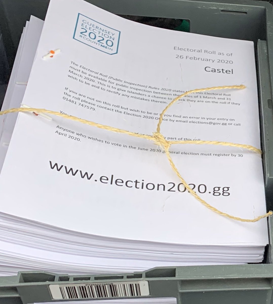 Guernsey Election 2020 On Twitter Want To Know If You Are On The Roll The Guernsey Electoral Roll As Of 26 2 20 Is Now Available For Public Inspection You Can View It At