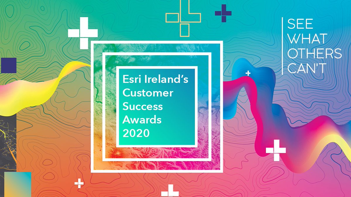 EsriIreland's tweet photo. On Thursday 12th of March, we will be hosting our first ever Customer Success Awards night to reward &amp; recognise the pioneering organisations who use #GIS to #SeeWhatOthersCant. Over the next 9 days we will be announcing the nominees for each award – stay tuned! https://t.co/pcS8NdIfgk