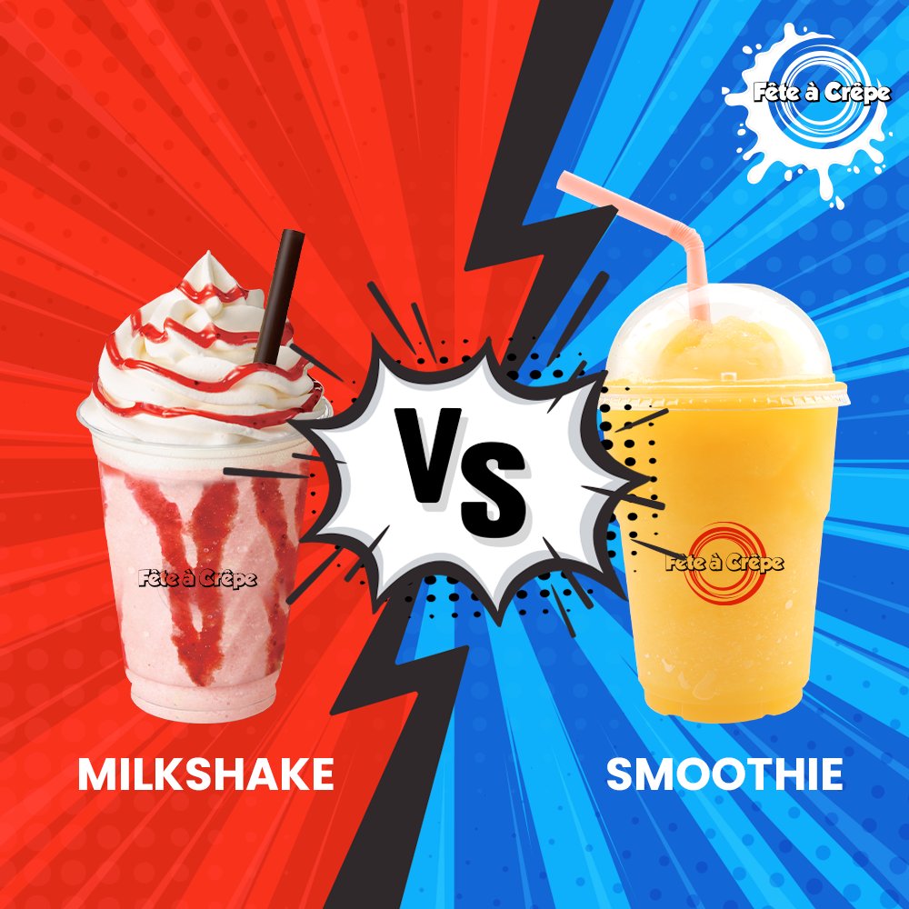 Team Milkshake ou Team Smoothie ? 🤔