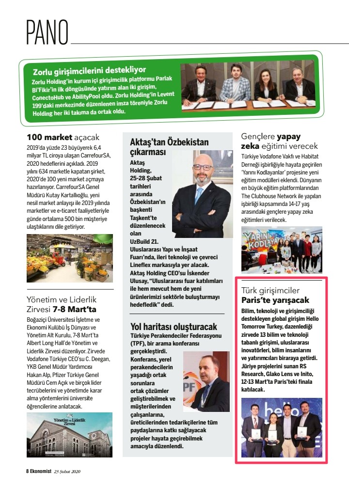 hellotomorrowtr's tweet image. #HTTurkeyChallenge etkinliğimiz ile basında yer almaya devam ediyoruz. Yayınlarında etkinliğimize yer verdikleri için Yüksek Teknoloji ve @EkonomistDergi'ye teşekkür ederiz. Çalışmalarımız hakkında detaylı bilgi için sosyal medya hesaplarımızı takip edebilirsiniz! #DeepTech