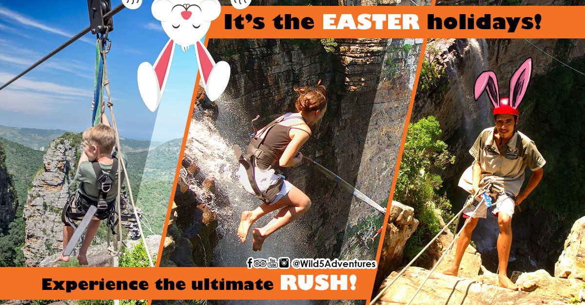 wild5adventures's tweet photo. It’s the Easter holidays! Experience the ultimate rush! More info https://t.co/VyaCIT2USi

#Easterholidays #KZNSouthCoast #OribiGorge #WhattodoKZN https://t.co/cIhPfzaJBt