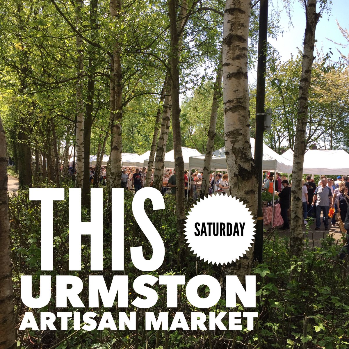 _TheMarketCo's tweet photo. It's THIS SATURDAY folks!
#Urmston Artisan Market #Trafford #Manchester
10-4
Golden Hill car park
See you there... https://t.co/jtku3ZGzy5