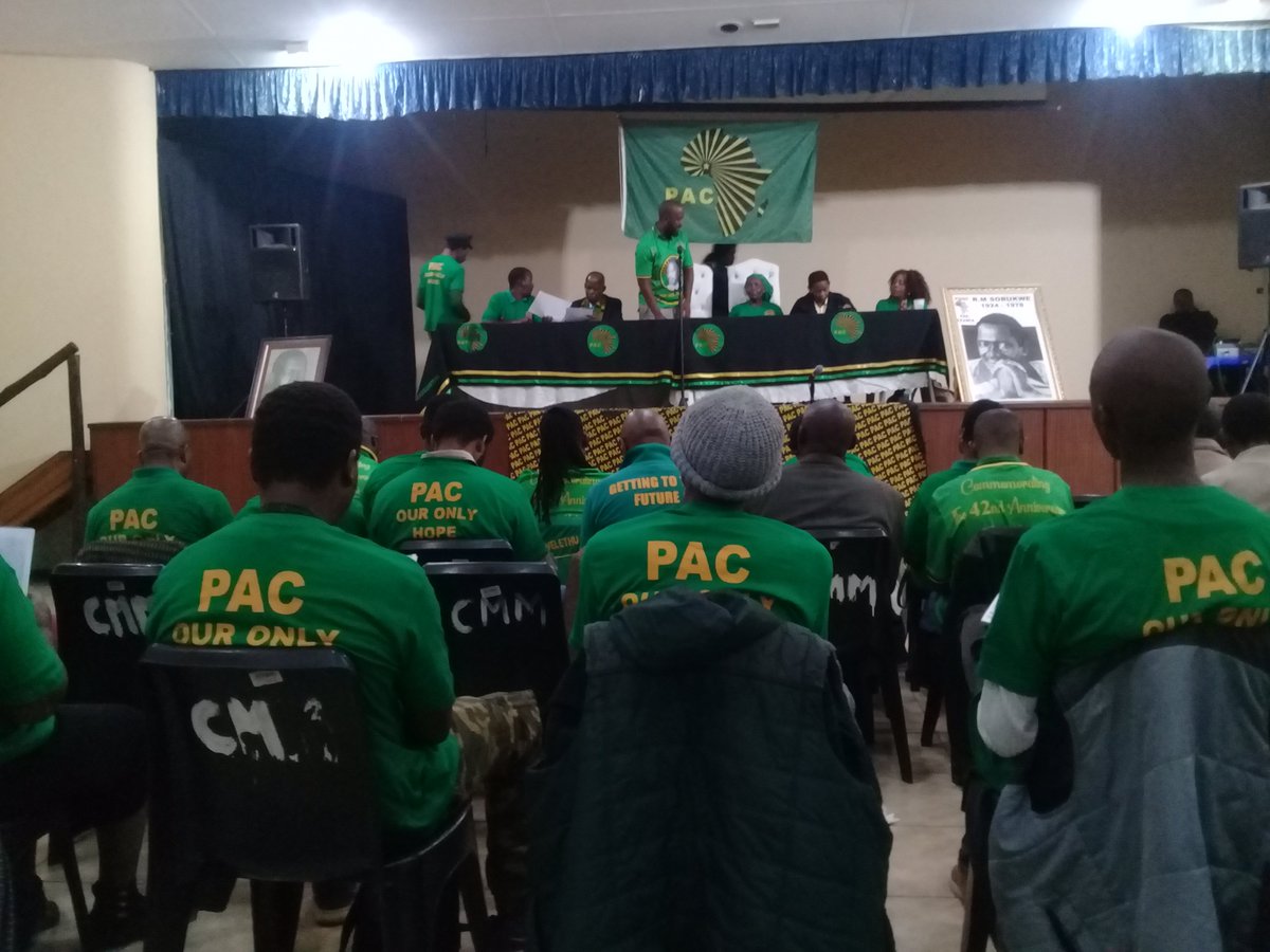 #PAC commemorating the founding father of the this glorious liberation movement ROBERT MANGALISO SOBUKWE in JHB CBD Methodist church last suturday of 29\02\2020 #izwe lethu i africa
