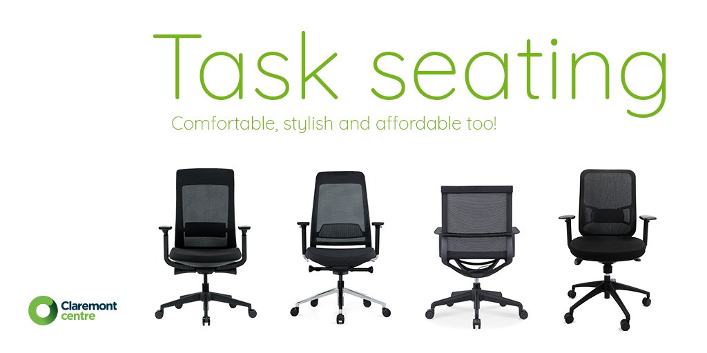 ClaremontCCL's tweet image. NEW to the #Claremont Family! 

We have a #taskseating range to share with you! 🙌

Skye | Nevis | Bute | Arran 

A #versatile portfolio of #stylish and highly functional #taskchairs. 

More info on the range here ow.ly/N5Ue50ytEUq 

#theclaremontway #comfortfactor