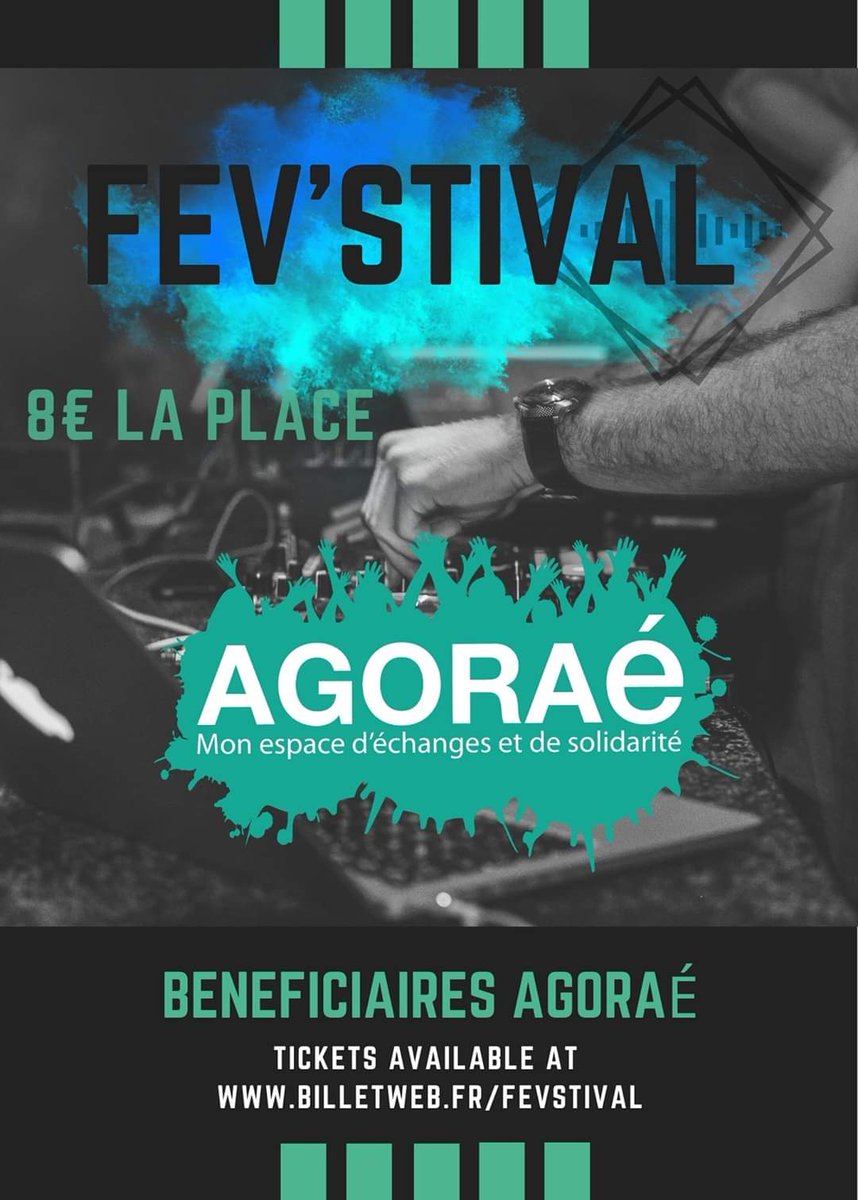 La_FEV's tweet photo. Bonne nouvelle pour nos bénéficiaires de l'AGORAé 😁

Pour que vous aussi vous puissiez profiter de cet événement, la FEV a également mis un tarif spécial pour vous à 8 euros !

Alors venez participer à cette toute première édition du FEV'stival entourés de vos amis 🔝👌🏻 https://t.co/FAPg2bUkWq