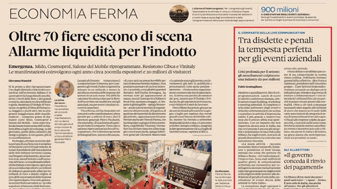 Emergenza Coronavirus. Cosa accade nella filiera degli eventi. officinefarneto.it/emergenza-coro…