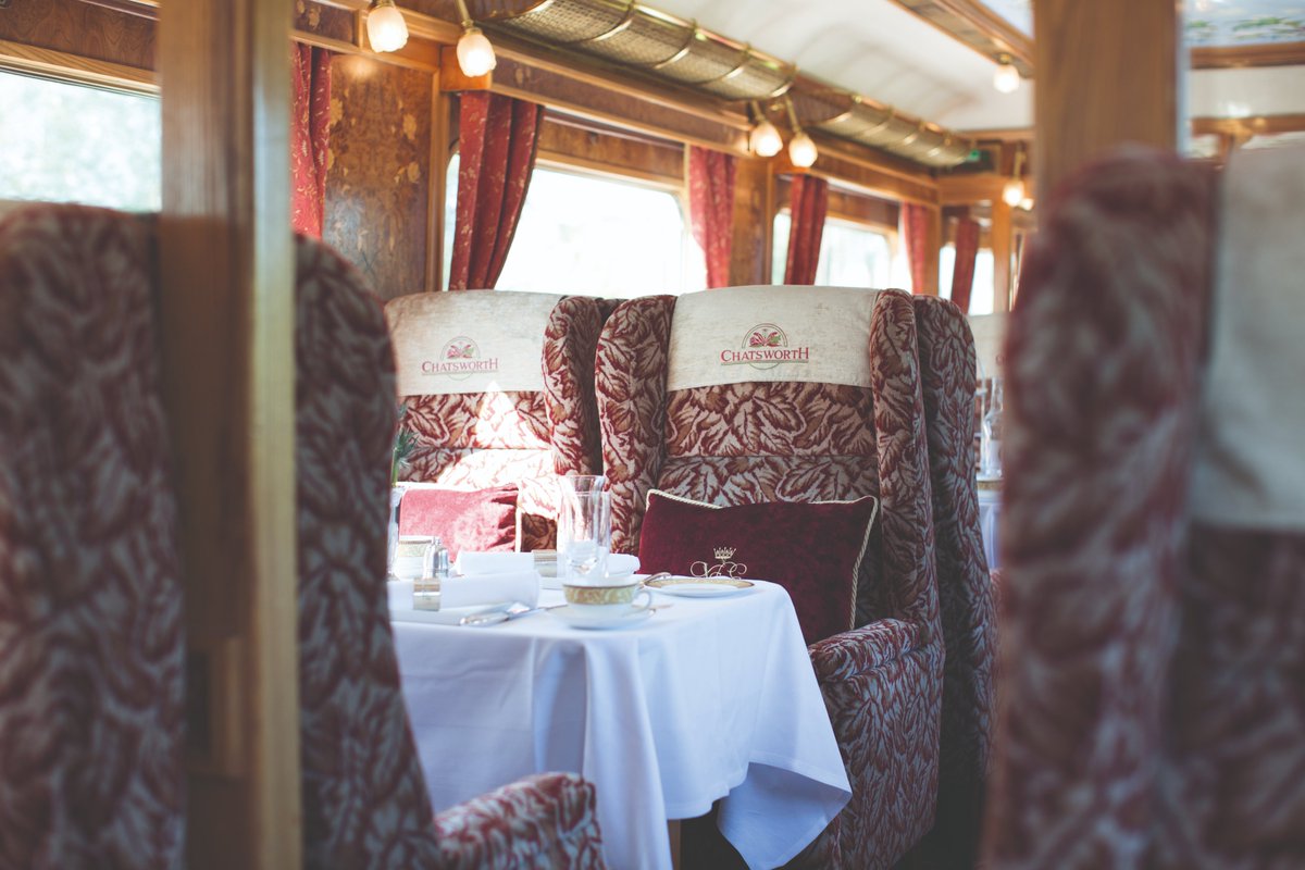 No detail on the Northern Belle has been overlooked. The veneered marquetry interiors have been inspired by the Great British castles and stately homes after which carriages are named - Alnwick, Belvoir, Chatsworth, Warwick, Glamis, Harlech and Duart. #discovernorthernbelle