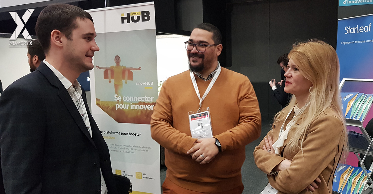 numeryx's tweet photo. Nous avons eu le plaisir de faire beaucoup de rencontres passionnantes à Techinnov. De belles perspectives commerciales sont à considérer.

#techinnov #meeting #innovation #numeryx https://t.co/jYiwZGWYyI