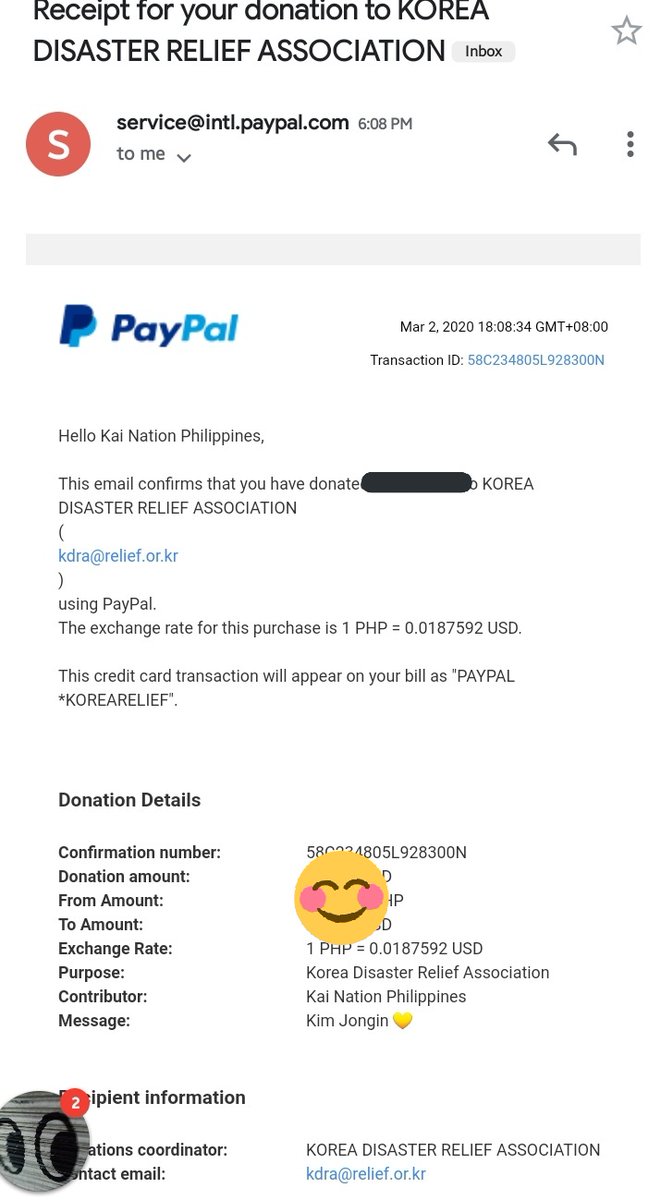 kainationph's tweet photo. KIM JONGIN values happiness the most, hence, we're spreading happiness and hope in our own little way!! This small donation was made under his name, we really hope it can still help those affected with corona virus..let's pray for everyone safety 😭😭🙏🙏🙏
#카이_선한영향력 https://t.co/Jauo4QUaNP