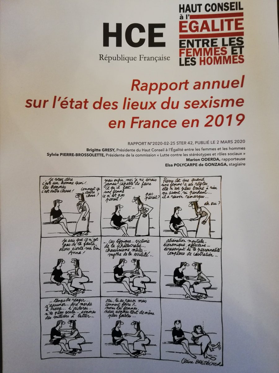 Vignette document Rapport annuel sur l'état des lieux du sexisme en France en 2019