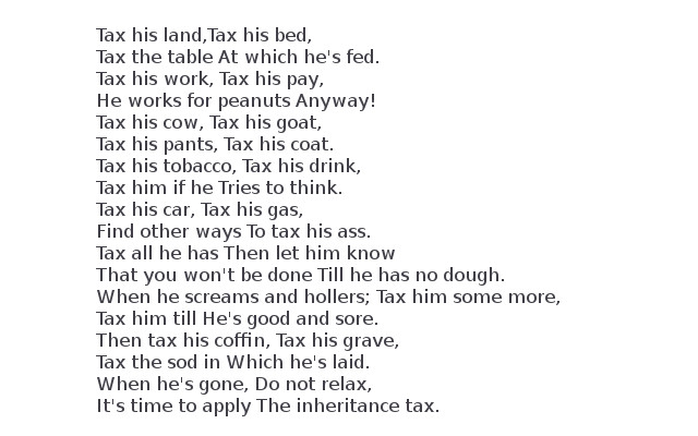 theEXITfirm's tweet photo. A little #tax poem I found on the internet. Print it out and keep it ready for the #budget next week (whatever the call they make on #EntrepreneursRelief and #CGT) https://t.co/I8pcXQUvDL