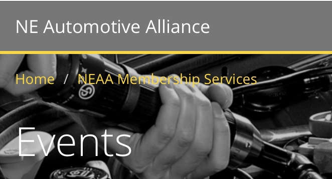 NEAutoAlliance's tweet photo. Check out the growing list of NEAA events during 2020. We’ve listened to our #neaamembers and we are putting on events that will be beneficial to your current needs! https://t.co/r6NqxSab27 https://t.co/ufq6eX3Yt3