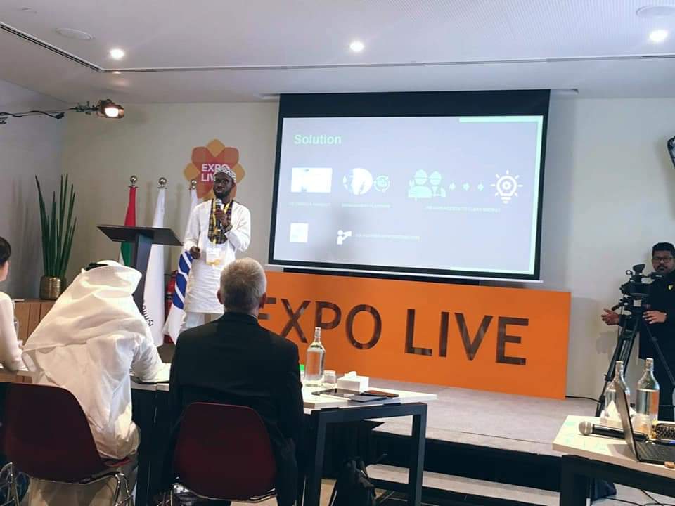 2sUbuntu's tweet image. Presentation done !👍🏽

Expo Live #100KInnovationGrant #Dubai2020 Finals. 

Power by #BIGTechnologies