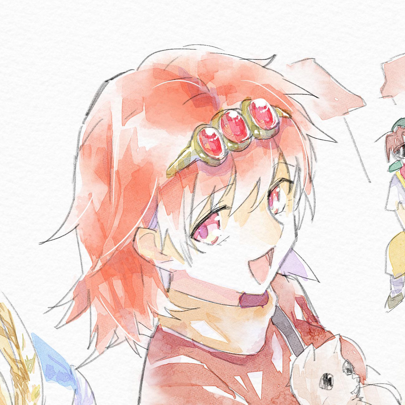 あさお クリスタ水彩塗り備忘録 こういう表現すべてだいたい一緒の塗り 色ぬり筆 クリスタ標準のリアル水彩 水彩 平筆 にじみ水彩 質感残しなじませ 水筆 T Co Rcp7vu395a Twitter