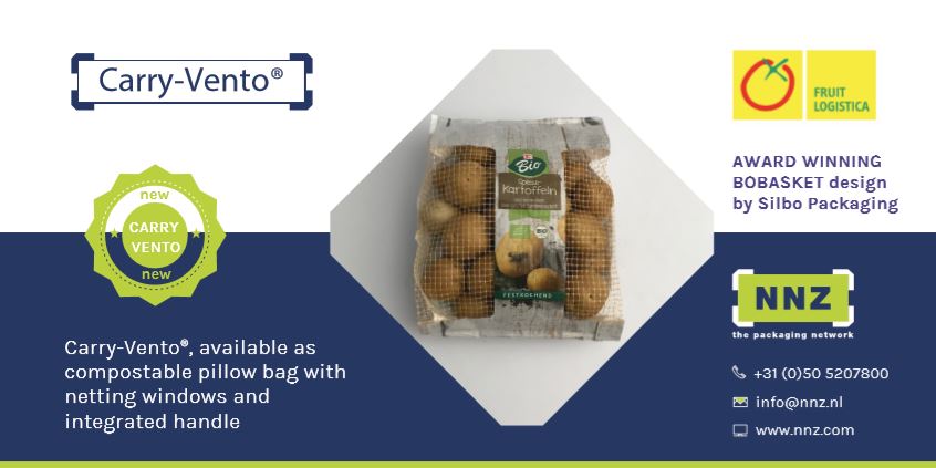 nnz_packaging's tweet photo. Award winning BOBASKET Design, available as compostable pillow bag, by Silbo Packaging. https://t.co/uMkRpMdajY