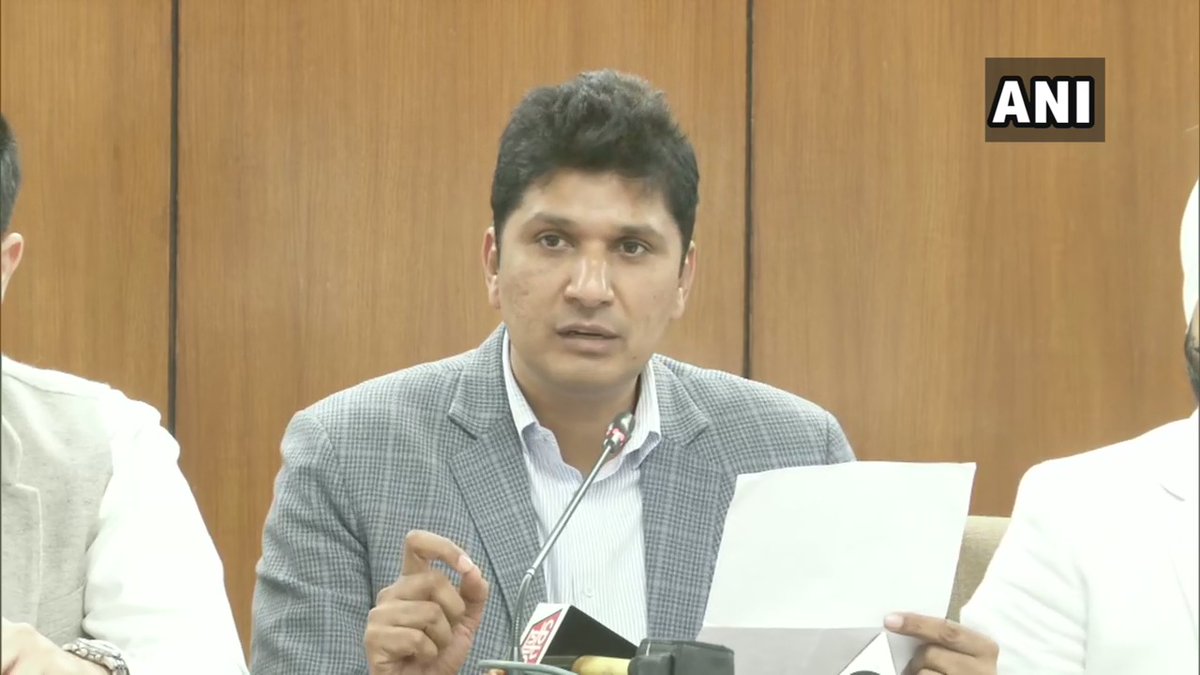 ANI's tweet photo. Saurabh Bhardwaj after chairing first meeting of Delhi Assembly's Peace&amp;Harmony Committee: We will soon issues a phone number&amp;an email id where people can file complaint against those spreading fake &amp; hate messages. We will probe&amp;send such complaints to law enforcement agencies. https://t.co/cztY3BMF4k